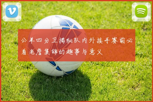 公羊四分卫揭秘队内外接手赛前必看老詹集锦的趣事与意义